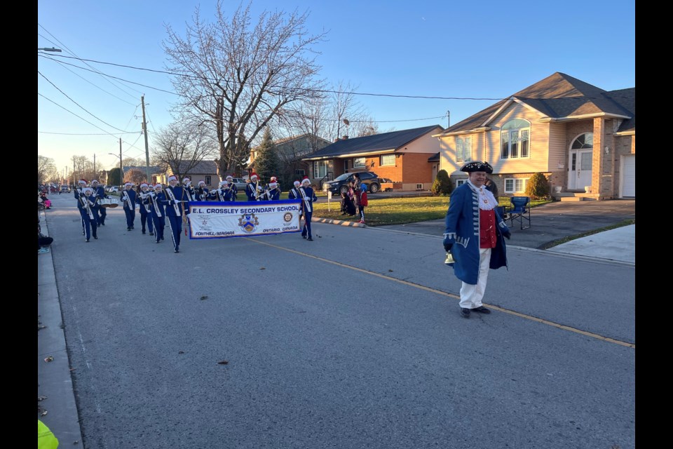 On Saturday afternoon the 30th Annual Thorold Santa Claus Parade took place. Town crier Tony Vandermaas was present to kick off the parade in style.