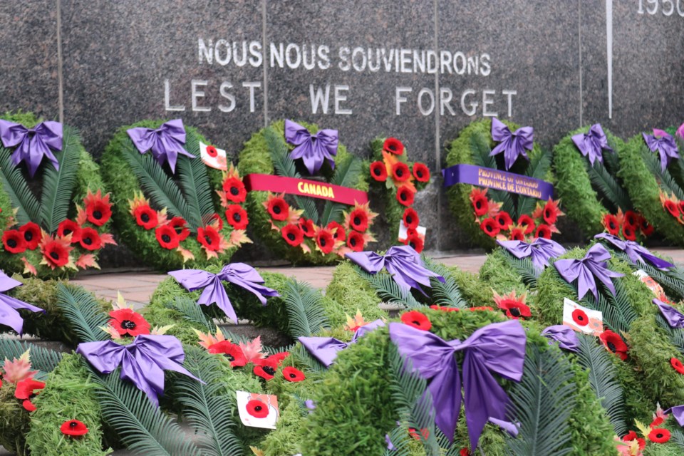 2021-11-11 Timmins cenotaph