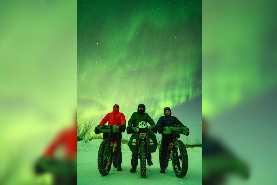 On their expedition along the Wapusk Trail, Eric Batty (right) said one of the highlights was waking up at 2:30 a.m. and seeing the northern lights.