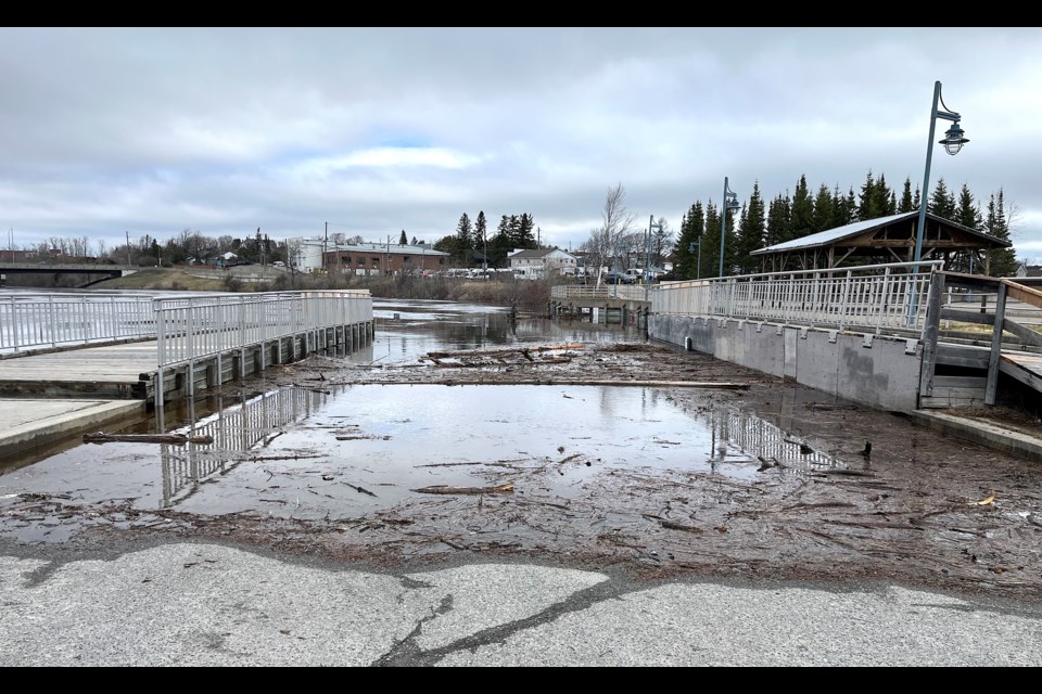 The Mattagami Boat Launch in Timmins is closed due to high water levels.