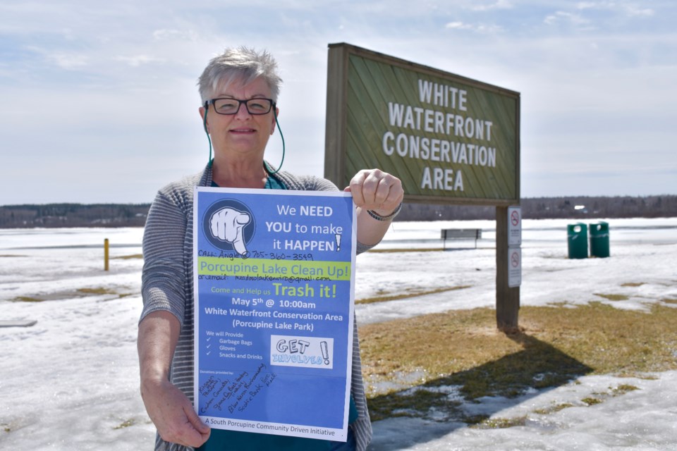 2018-04-24 Porcupine Lake Clean Up MH