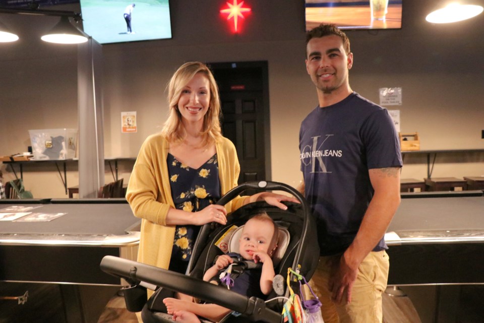 Heidi Menard, Justin Plouffe and their son Noah have been helped by Hope Air when traveling for Noah's treatments.