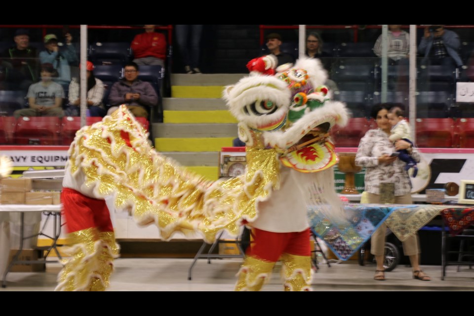 The Lion was a part of China's return to the Timmins Multicultural Festival.