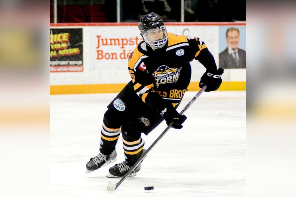 Iroquois Falls Storm forward Andrew Scott.