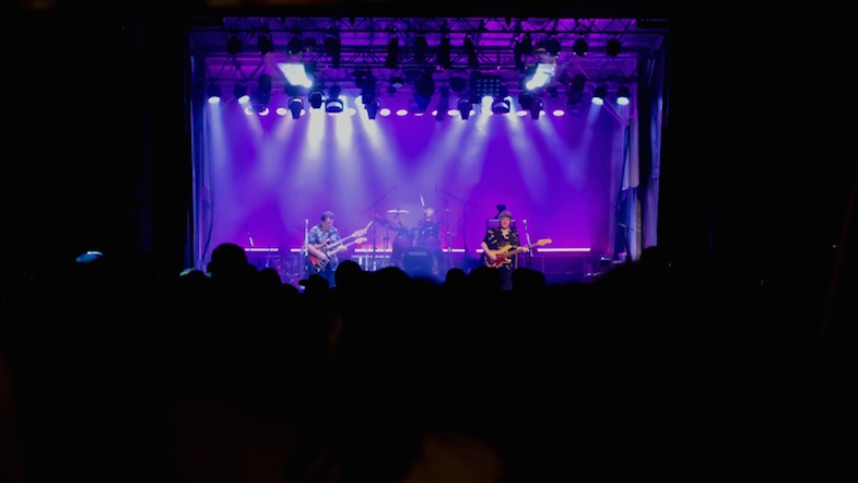 The Stampeders play to a near capacity crowd Saturday night at the Great Canadian Kayak Challenge and Festival in Timmins.