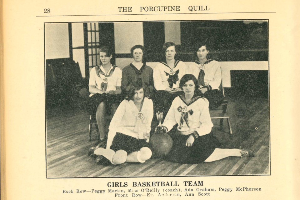 A 1928 edition of The Quill, the Timmins High School yearbook.