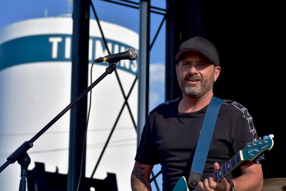 Ruuster kicked off the action on stage for the second night of Rock on the River in Timmins.