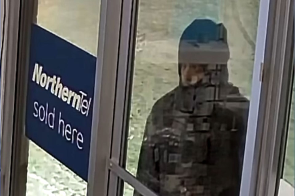 Police are asking for help to identify the suspect in a break-in at the Bell Store in Park Road Square.