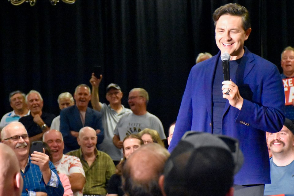 Conservative Party of Canada leader Pierre Poilievre is touring Northern Ontario with his Axe the Tax rally.