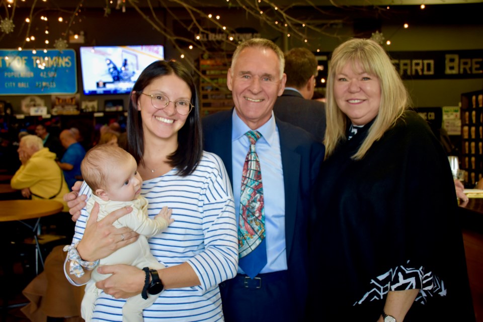 Avery Richer, left, Gaétan Malette, and Cindy Campbell. 