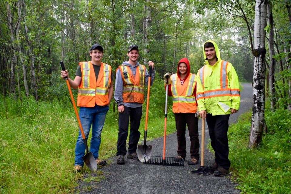 Crews are upgrading the Scout Rock Trail in Timmins this summer. Maija Hoggett/TimminsToday