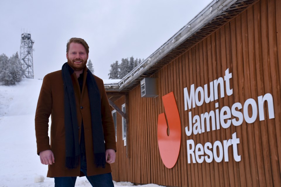 Cameron Grant at Mount Jamieson Resort in Timmins. Maija Hoggett/TimminsToday