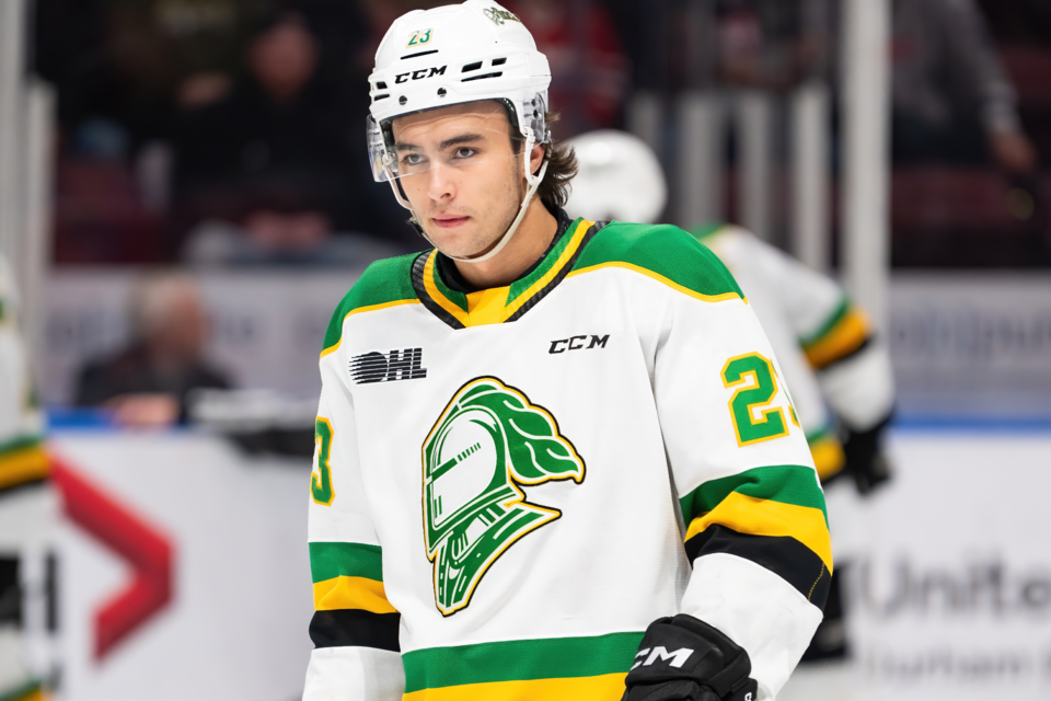 Sam O'Reilly plays for the London Knights in the OHL and was drafted by the Edmonton Oilers in the 2024 NHL Draft.