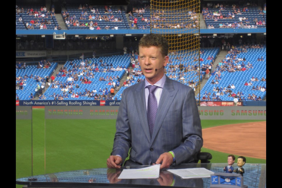 Jamie Campbell, the host of Blue Jays Central on Sportsnet, describes the summers he spent in the Timmins area as the 'time of his life'. Andrew Autio for TimminsToday                             