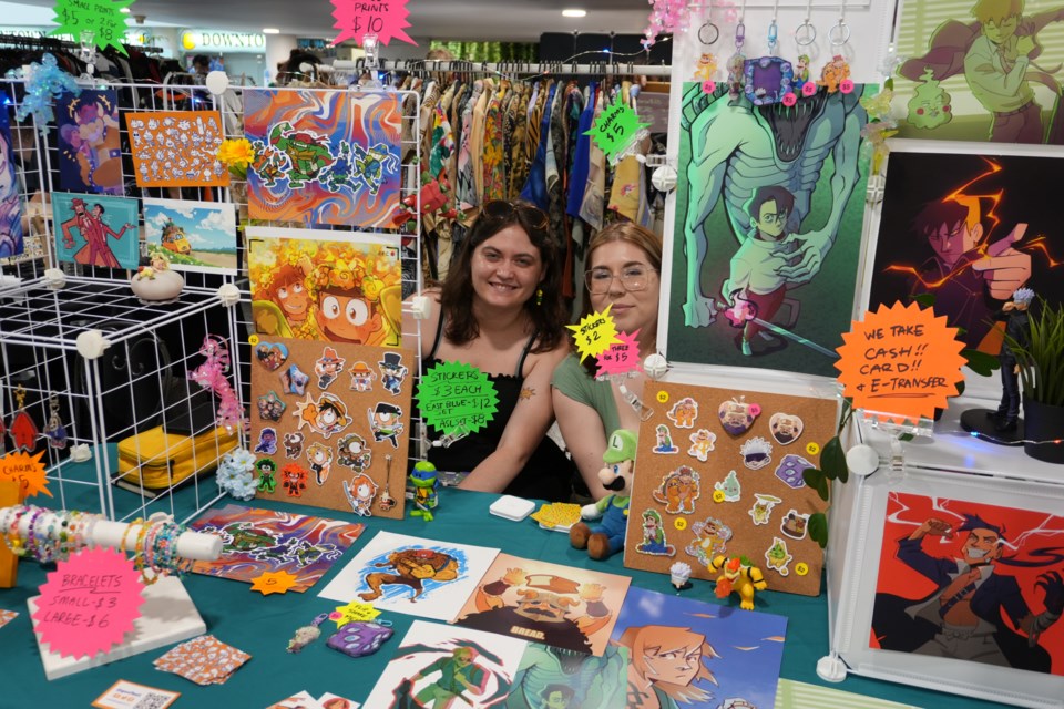 Vendors at The Underground Market, held at Chinatown Centre on 222 Spadina Ave.