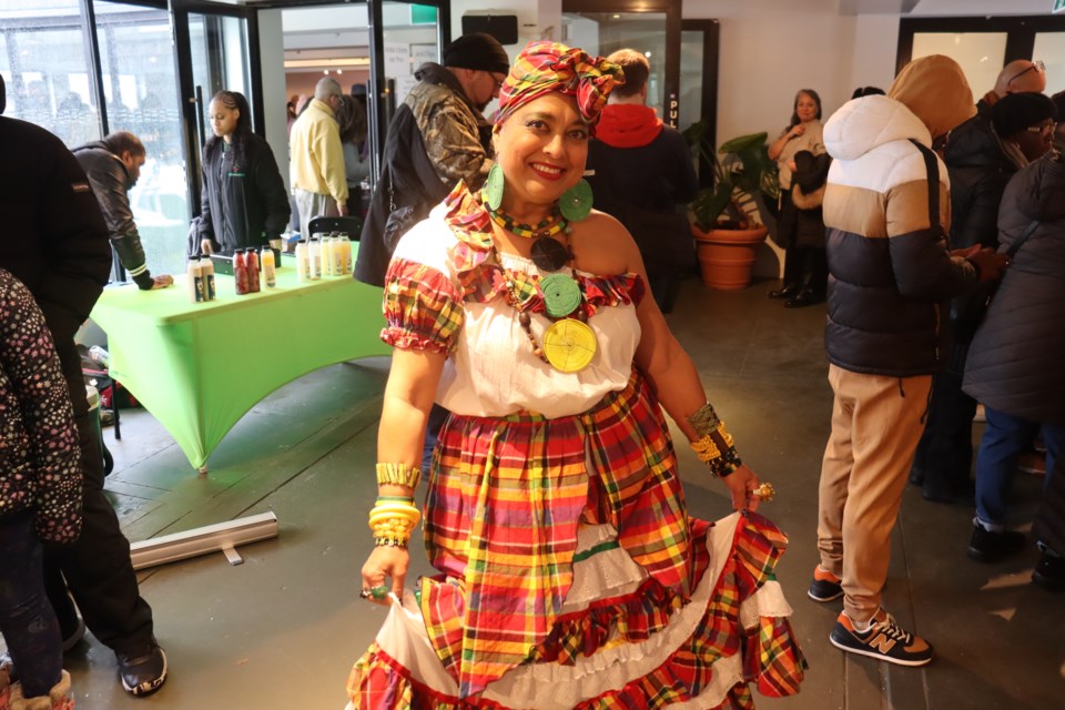 Miss Tania Lou, a Jamaican folklorist and award-winning entertainer, provided traditional dancing at the Jamaica in January festivities inside STACKT market on Saturday.