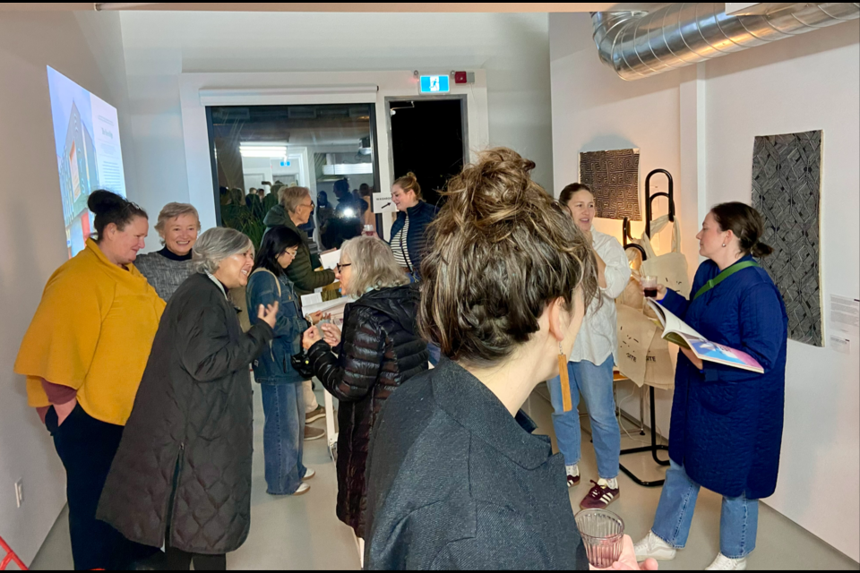 Site Magazine's launch event was held at Underscore Projects in the Dundas West neighbourhood.