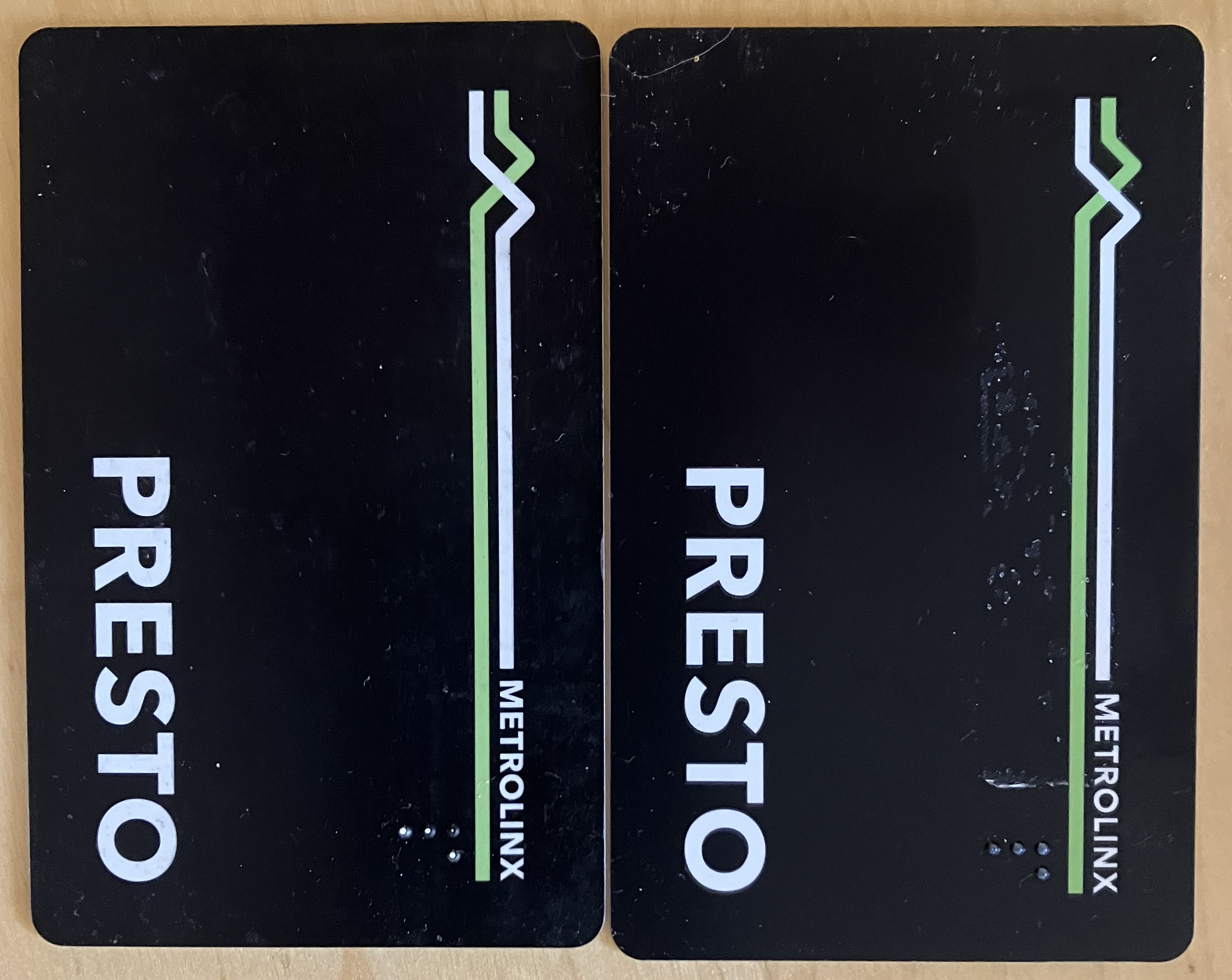 Presto cards