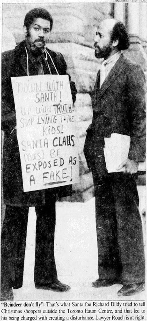 ‘Down with Santa!’ The story of a Toronto man arrested for protesting ...