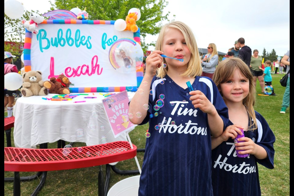 Hundreds turn our to remember Westlock girl killed in car crash in May ...