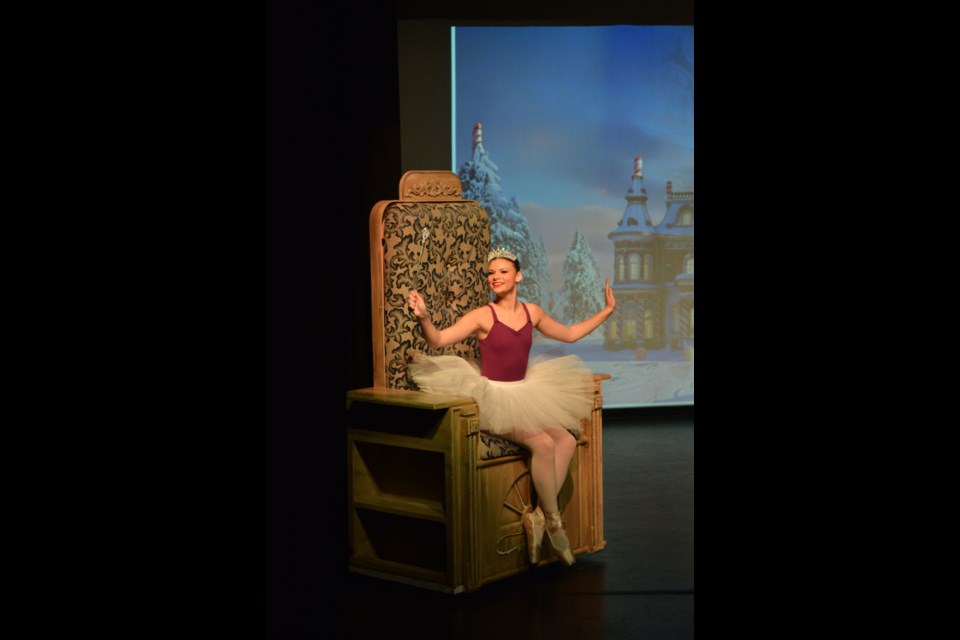 Amy Erickson playing the Sugar Plum Fairy as part of the Dec. 13 opening night performance.