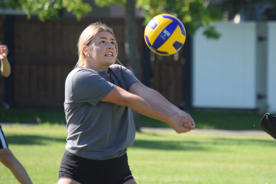 cropped Bree Meunier volleyball summer camp