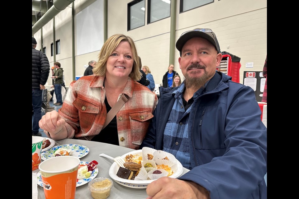 Tanya and Brent Little were unable to pick a favourite dish after sampling almost every dish from every vendor during their first Taste of Athabasca experience.  