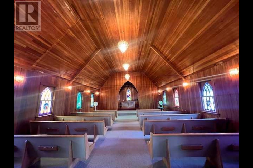 St. Paul's Anglican Church is home to stained glass windows taken from St. Marks Church outside of Boyle that predate the 1925 construction date of the building itself.