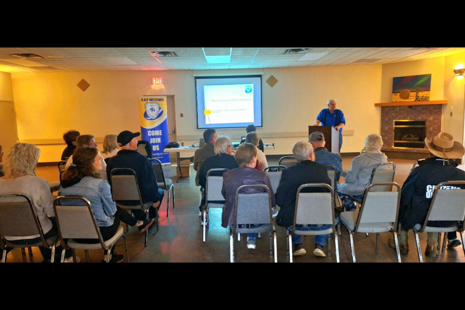 Approximately 30 people attended a free presentation on Crime Prevention Through Environmental Design (CpTED). 