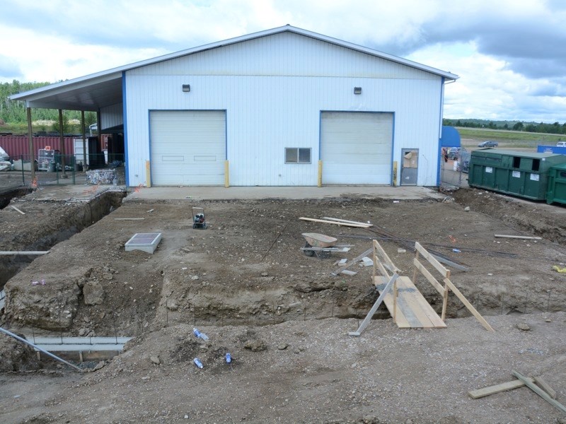 A 3,600-square-foot addition to the recycle and transfer site facility will allow Athabasca Regional Waste to get more money for recyclable material like cardboard from end