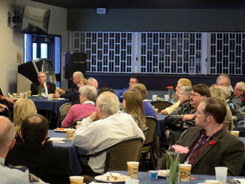 Community members gathered at AU&#8217;s community breakfast last Friday, where AU president Fritz Pannekoek officially announced new Campus Alberta funding for AU.