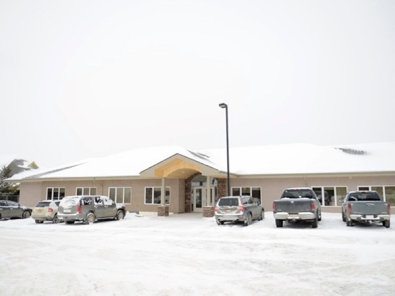 The new Family and Community Support Services building is to the east of the Athabasca County office.