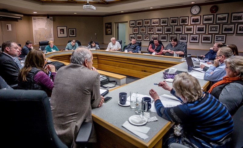 Councils of the Town of Athabasca and Athabasca County had a joint meeting Jan. 10, and discussed items such as the Old Brick School and upgrading infrastructure in the new