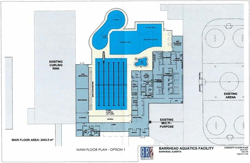 Town council may have settled on a concept draft of Barrhead &#8216;s new aquatic centre. The $13.5 million plan isn &#8216;t completely finalized and will be available for