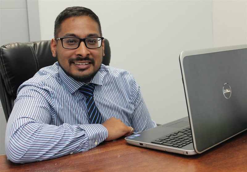 Murtaza Jamaly says economic development will be his focus if elected to town council Oct. 5.