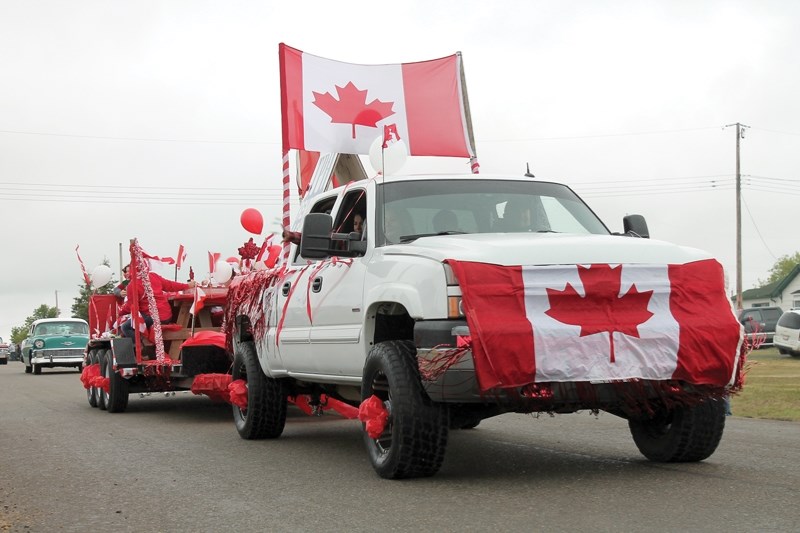 The Busby Farmers Day parade is one of the highlights of the annual event.