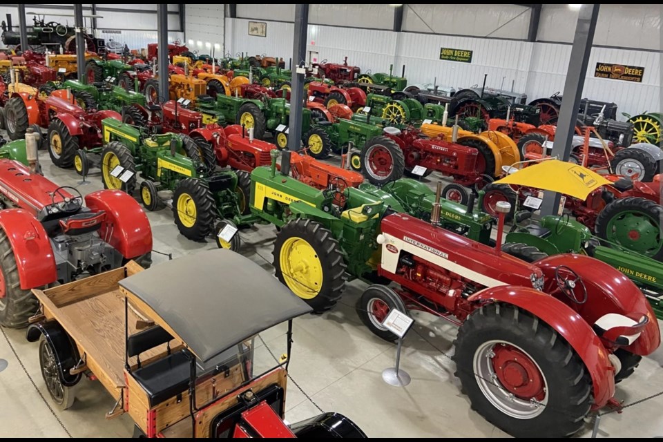 The Canadian Tractor Museum in Westlock has almost 100 antique tractors on display. 