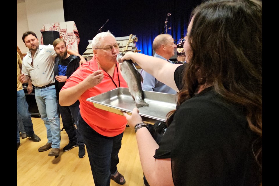 Participants were "screeched-in" Saturday night and took part in the kissing of the cod during the Soul Sisters Memorial Foundation's annual fundraiser Nelly's Project. This year's theme was an East Coast Kitchen Party!   