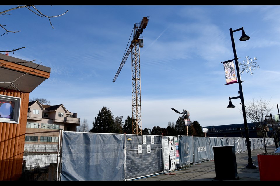 Construction has halted for The Met at 2245 McAllister Ave., in Port Coquitlam, after the mixed-use project by Burnaby-based developer Quarry Rock went into receivership.