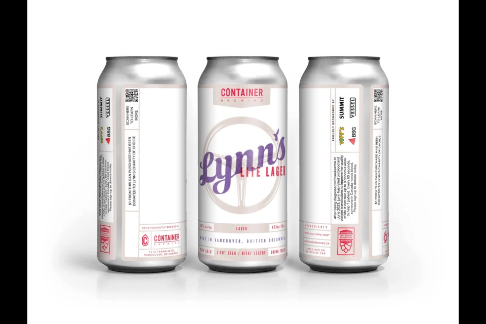 The cans for Lynn's Light Lager feature a steering wheel and birds.