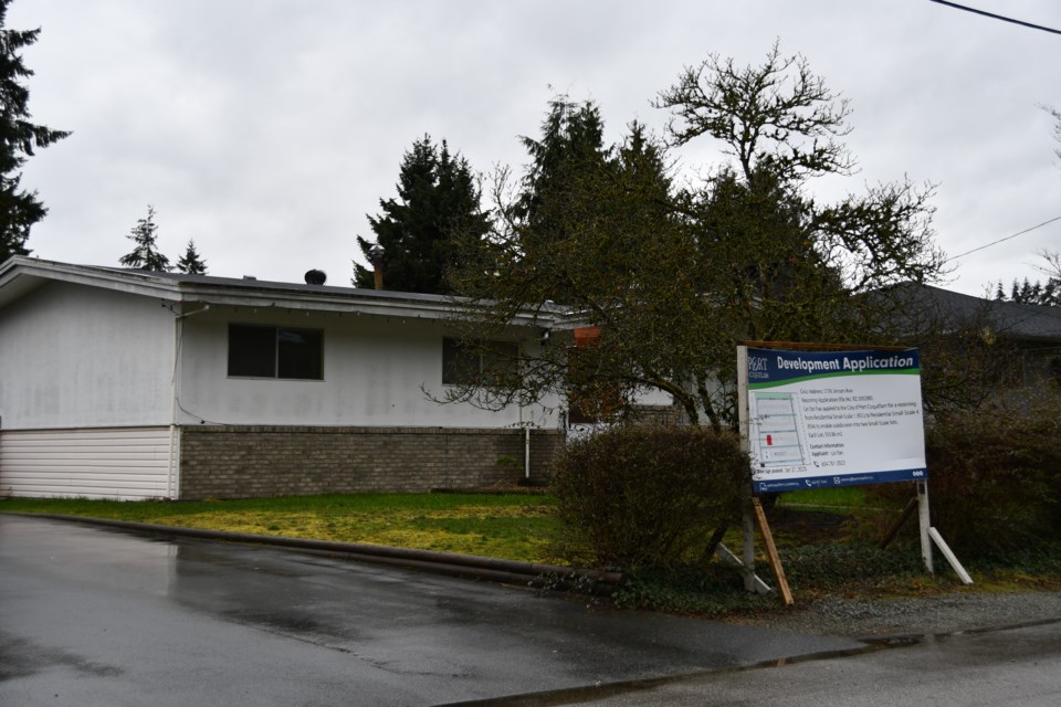 A rezoning bid has been advanced to Port Coquitlam city council for 1776 Jensen Ave., Port Coquitlam.