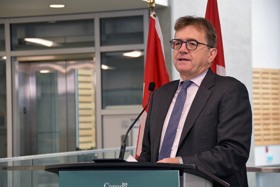 Jonathan Wilkinson, Canada’s minister of energy and natural resources, was in Port Coquitlam on Nov. 14, 2024.