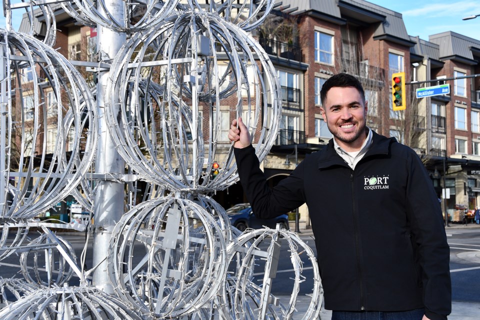 Port Coquitlam Mayor Brad West is ready for the city's inaugural Parade of Lights in the downtown on Saturday, Dec. 14, at 5 p.m. | Janis Cleugh, Tri-City News