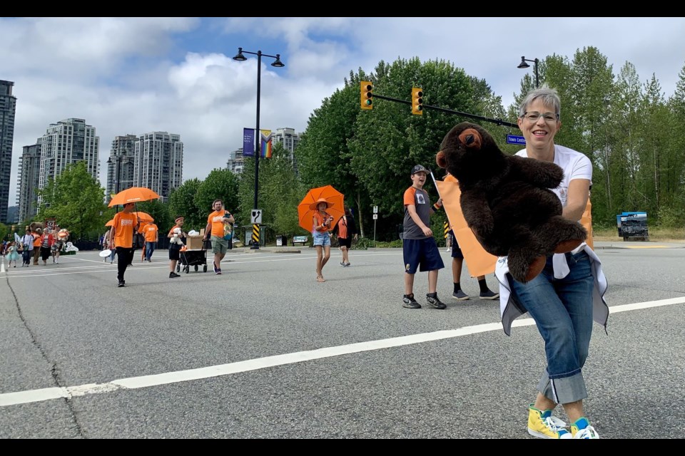 Festival Coquitlam hosted the 2023 Teddy Bear Picnic Grande Parade on Sunday, June 11. Pictured is MLA Selina Robinson.
