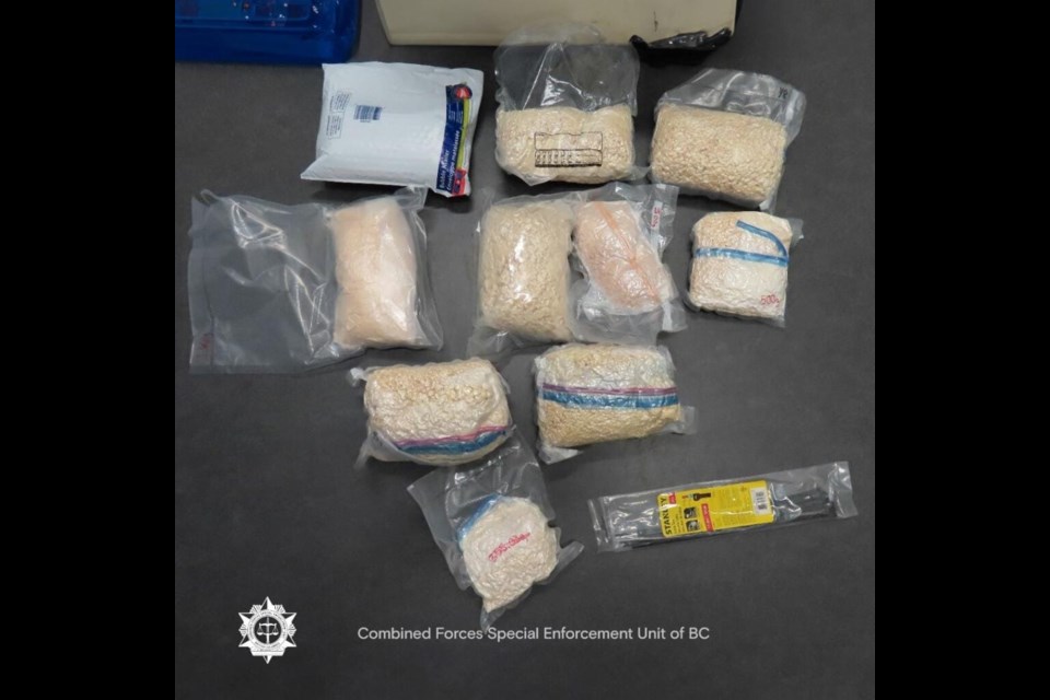 Evidence collected after a CFSEU-BC and Langley RCMP drug sting.