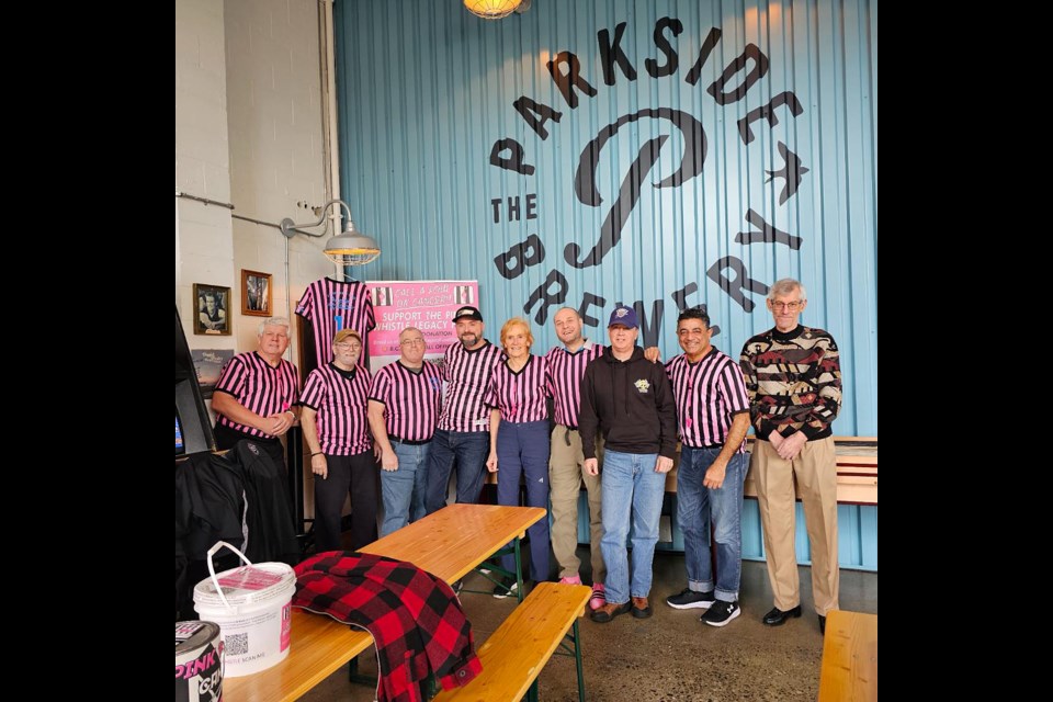 The Pink Whistle team at Port Moody's Parkside Brewery.