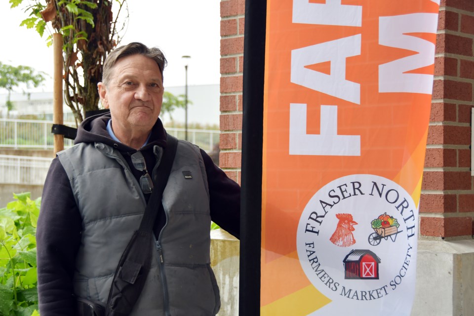 Farmer Robert Fullerton is the treasurer of the Fraser North Farmers Market Society, which opens the Port Coquitlam Farmers Market on June 6, 2024, at the Terry Fox Hometown Square.