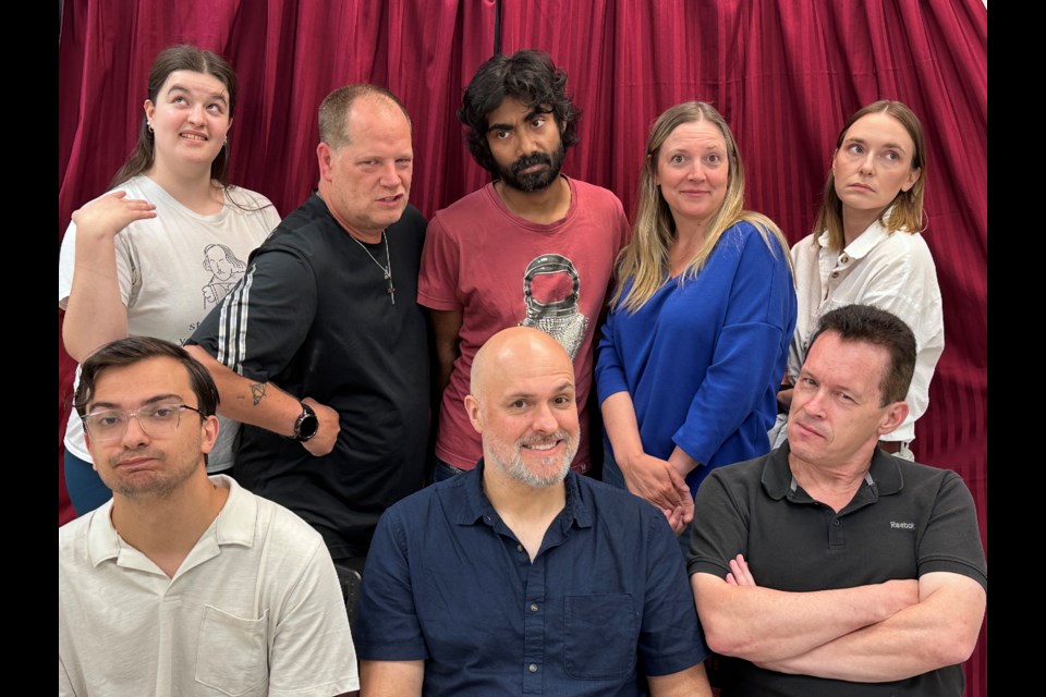 The cast of "Opening Night," which runs in October at Coquitlam's Evergreen Cultural Centre.