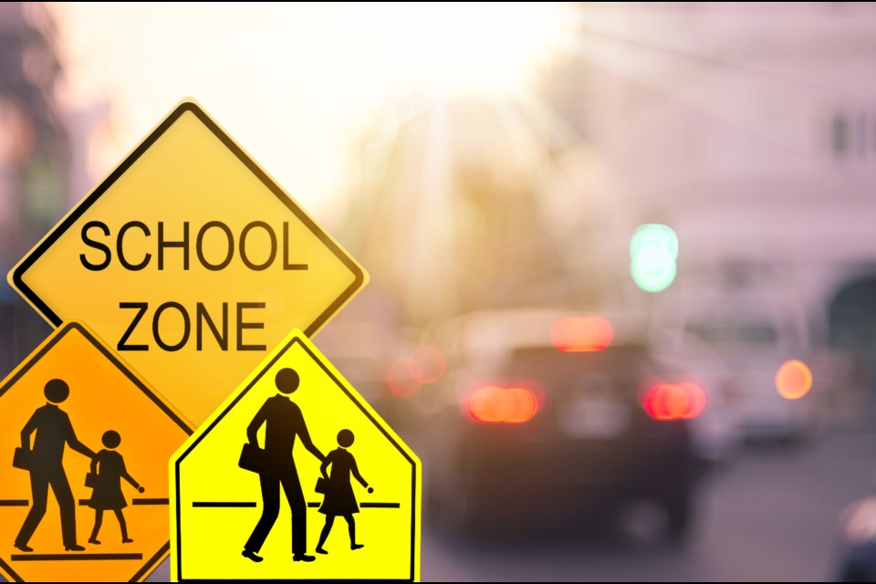 Slow down around schools, Coquitlam RCMP advise at the start of the new academic year.