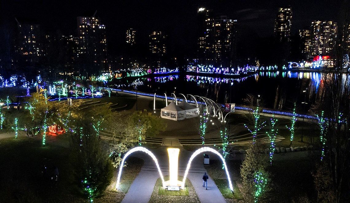 Lights at Lafarge in Coquitlam is a free light display TriCity News